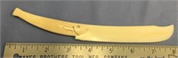 8" Ivory letter opener - handle is carved to look