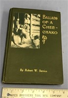 First edition "Ballads of a Cheechako" by Robert S