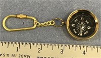 1.5" Miniature compass key chain          (11)