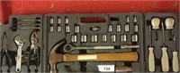 sockets & misc. tools w/ plastic case