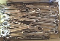 Box: Craftman's & misc. open & box end wrenches
