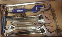 Box of Crescent wrenches