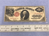 A US One Dollar ($1.00) note SN: k92269177a  Serie