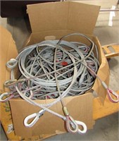 11- LARGE LOT OF METAL CABLES