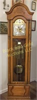 Oak case Howard Miller grandfather clock