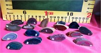 11- LARGE LOT OF COLORED GEODE ROCKS