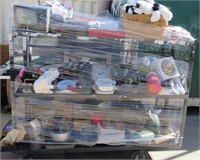 11- ROLLING CART FULL OF COLLECTIBLES AND MORE