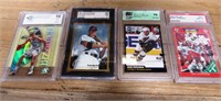 11- LOT OF 4 GRADED SPORTS CARDS