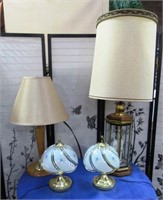 11- LOT OF 4 TABLE LAMPS