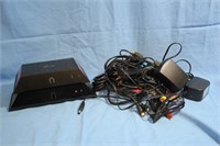 Lot of 2 Sling Boxes w/ Cables