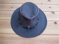 MENS XL LEATHER HAT