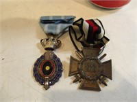 2 médailles militaires WWI