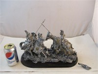 Statuette de duel chevalier