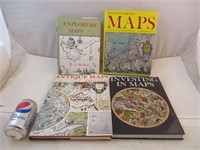 Lot de livres sur la cartographie