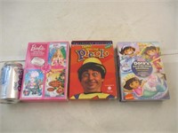 Lot de 3 coffrets DVD dont Barbie,Dora