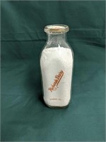 Richard's Dairy Newark Delaware Quart Milk Bottle