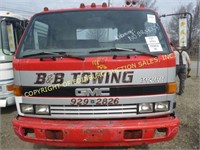 1993 GMC TOW TRUCK W/ 19' JERR-DANN ROLL-OFF & WHE