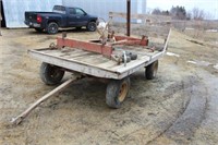 Hay Rack on Allis Chalmers Running Gear