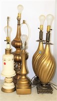 Lamps (lot of 5)