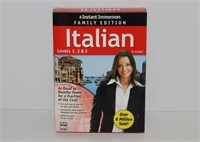 INSTANT IMMERSION, ITALIAN LEVELS 1, 2 & 3