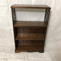 Oak Shelf with Carved Accents