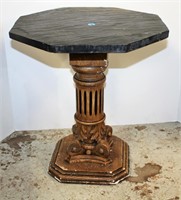 Stone Top Occasional Table