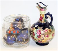Hand Painted Pitcher, Lance Candy Jar & more