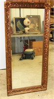 Ornate Gilt Framed Mirror- Frame is Wood