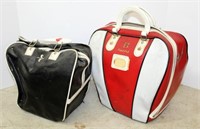 Vintage Bowling Balls with Bags (lot of 2)