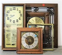 Selection of Wall Clocks (lot of 4)