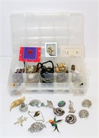 Selection of Costume Jewelry in Divided