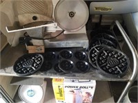 Parts of a waffle maker