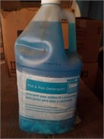 Case of pot and pan detergent 4 jugs