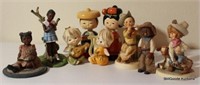 9 Pc Lot - Figurines