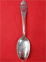Saratoga NY Sterling Souvenir Spoon