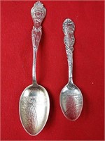 Two Sterling Souvenir Spoons