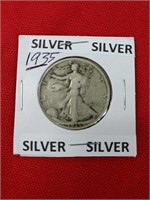 1935 Walker Silver Half Dollar