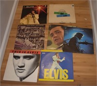 Group LP Records Bealtes, Johnny Cash, Elvis, etc