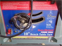 Master Mechanic 10" Table Saw on Rolling Stand