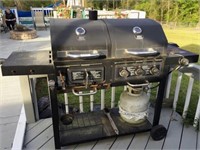 Backyard Grill has one compartment for charcoal,