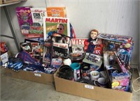2-boxes of  misc. Nascar collectibles: