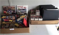 Nascar collectibles: cards, stickers, albums full