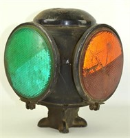 Vintage Railroad Switch Reflector By Adlake
