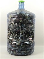 5 Gallon Water Bottle FULL of Buttons (1 of 3)
