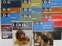 (11) LOOK Magazines from 1964-68' Kennedy's