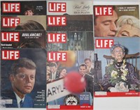 (10) LIFE Magazines from 1960-64'