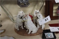 DOG CANDLE STAND