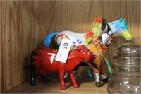COW AND HORSE DECORATIONS