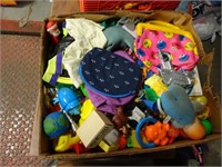 Box of vintage toys - many 80's and 90's
