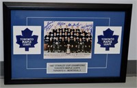 1967 Stanley Cup Champions Photo - Signed